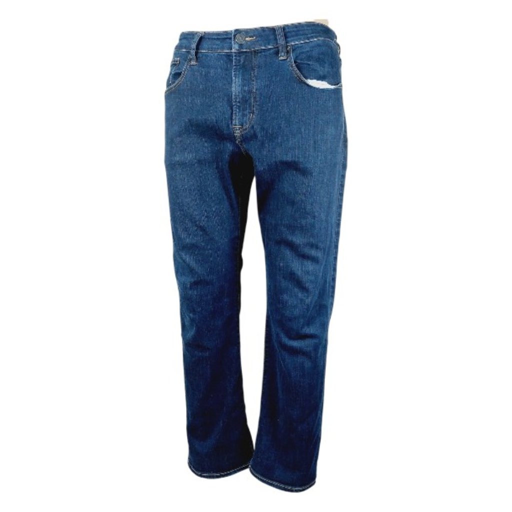 American Eagle Outfitter Men's Blue Active Flex Dark Wash Straight Jeans Size 34